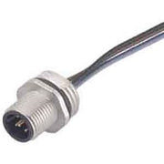 Binder - Rundsteckverbinder, Einbau (mit Leitung) Flanschstecker 09 3441 00 05