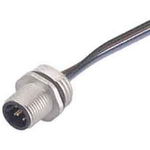 Binder - Rundsteckverbinder, Einbau (mit Leitung) Flanschstecker 09 3441 00 05