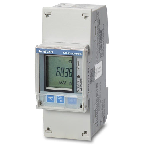 Janitza Electronic - Elektrizitätszähler Wechselstromzähler B21 313-10J (M-Bus) 1-phasig, 65A
