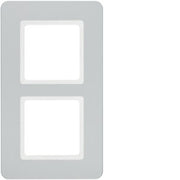 Berker - Abdeckrahmen Rahmen 2f. alu/samt/lack 10126184