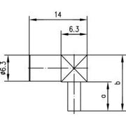 Telegärtner - Koax-Steckverbinder SMB-Winkelbuchse cr AU 100024868 G5 (RG223/U) − 5 Stück