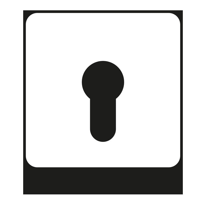 Jung - Abdeckung/Bedienelement für Installationsschalterprogramme Abdeckung br CD 525 BR für Schlüsselschalt