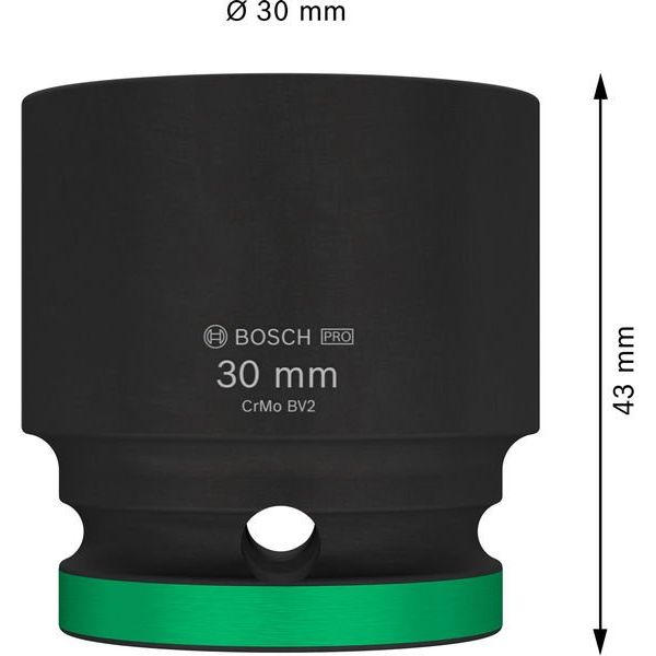 Bosch - Sechskant-Einsatz für Steckschlüssel PRO Impact 2608003057 Steckschlüsselsatz