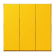 Jung - Abdeckung/Bedienelement für Installationsschalterprogramme Wippe 3fach LC 993 BF 263 le jaune vif (4320W)