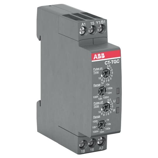 ABB Stotz S&J - Zeitrelais taktgebend CT-TGC.12 1We,24-48VDC/24-240V