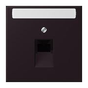 Jung - Einsatz/Abdeckung für Kommunikationstechnik Abdeckung für IAE/UAE LC 969-1 NAUA 248 noir divoire (4320E)