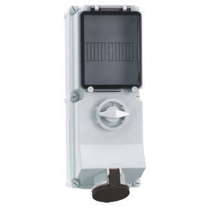 Bals Elektrotech - CEE-Steckdose abschaltbar, abgesichert (IEC 60309) Wandsteckdose abschaltbar 17339 abgesichert 63A 4p