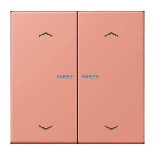 Jung - Bedienelement intelligent Taster mit Pfeilsymbolen BT LC 17102 P 233 locre rouge moyen