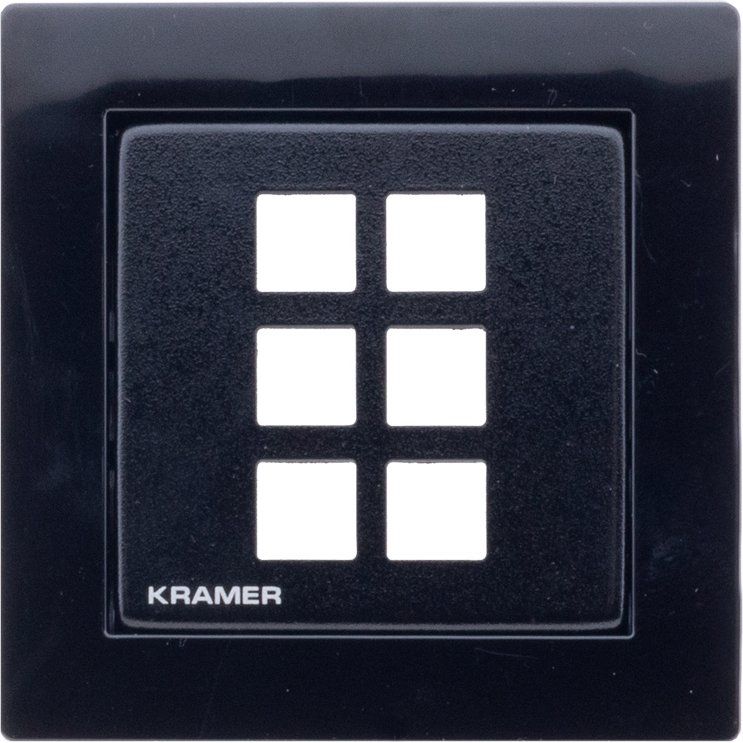 Kramer - Abdeckrahmen Rahmen/Frontplattenset RC-206/RC-306-EU-PAN f.RC-206/306,sw
