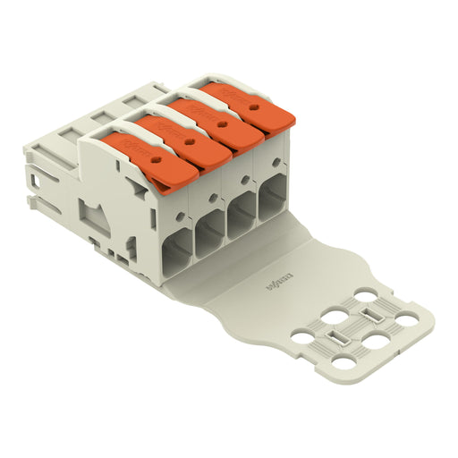 WAGO GmbH & Co. KG - Ein- und mehrpolige Klemmenleiste 1-Leiter-Stiftleiste 832-1204/334-000 Push-inCAGECLAMP,lgr − 10 Stück
