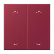 Jung - Abdeckung/Bedienelement für Installationsschalterprogramme Wippe mit Pfeilsymbolen LC 102 P 255 le rubis