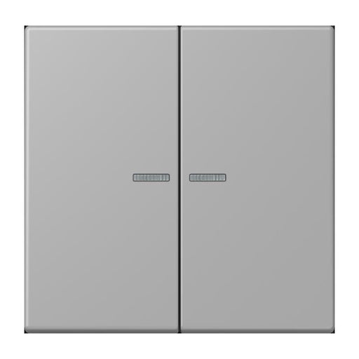 Jung - Bedienelement intelligent Taster 2fach BT LC 17102 204 gris moyen