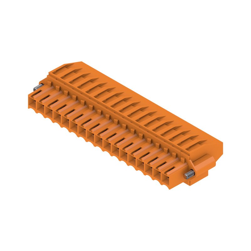 Weidmüller - Kabelsteckverbinder für Leiterplattensteckverbinder Verbinder 3.50mm BL 3.50/1#1640080000 − 24 Stück
