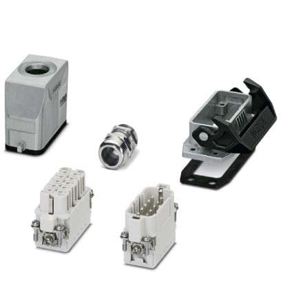 Phoenix Contact - Rechtecksteckverbinder, Set (Industriesteckverbinder) Steckverbinder-Set 1424455