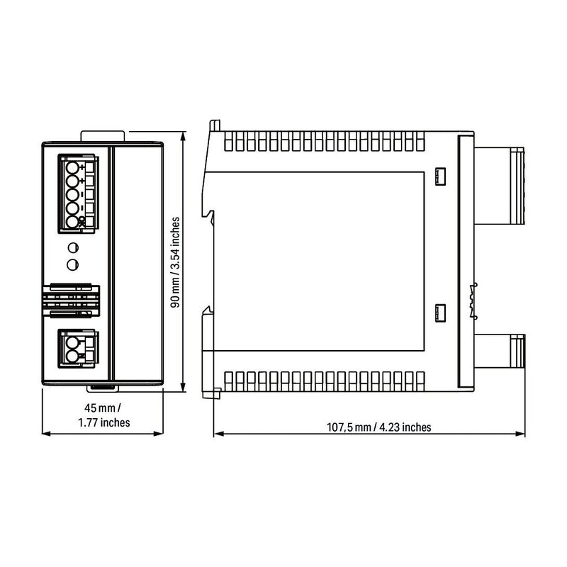 WAGO - Gleichstromversorgung Epsitron-Classic-Netzgerät 787-1606 24VDC, 2A