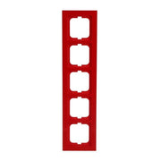 Busch-Jaeger - Abdeckrahmen Rahmen 5-fach 1725-287 rot