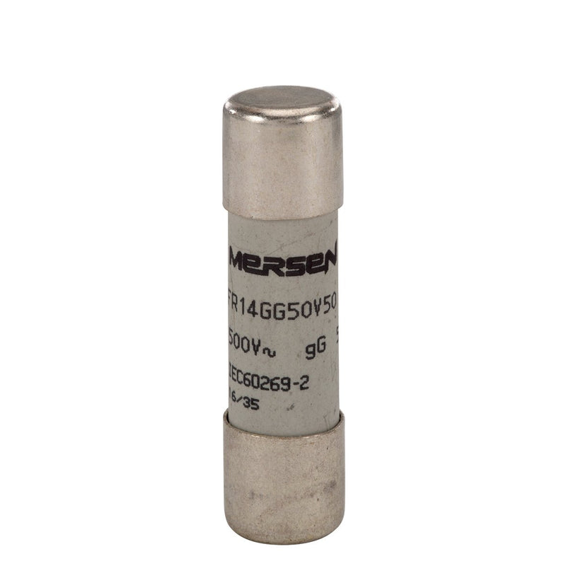 Mersen - Zylindrische Sicherung Sicherungseinsatz zylindr. FR14GG50V50 gG 14x51 50A − 10 Stück