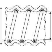 HellermannTyton - Kunststoff-Schutzschlauch Wellschlauch FG45 − 10 Meter