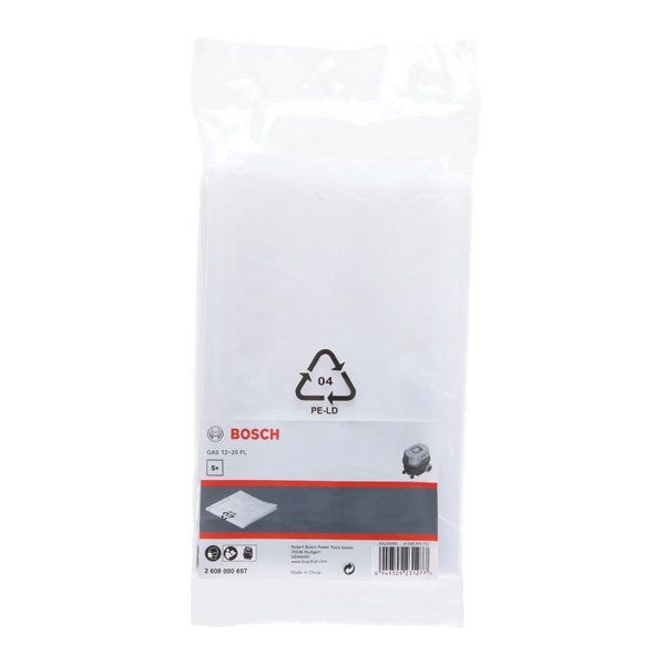 Bosch - Zubehör/Ersatzteile für Bodenpflege Entsorgungssack, 20 l, 2608000697 Kunststoff (5 Stk.)