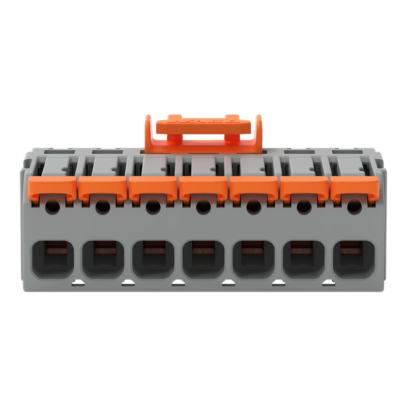 WAGO - Kabelsteckverbinder für Leiterplattensteckverbinder 1-Leiter-Federleiste 2231-1107/328-000 Push-in CAGECLAMP,gr − 50 Stück