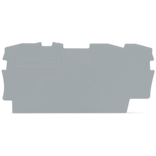 WAGO - Abschluss- und Zwischenplatte für Reihenklemme Abschluss-u.Zwischenplatte 2002-1391 0,8mm dick