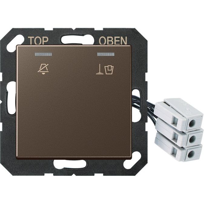 Jung - Abdeckung/Bedienelement für Installationsschalterprogramme Hotelabdeckung A CU KO5 M 230 MO mit LED-Einheit 230V