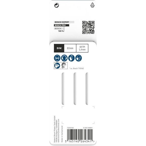 Bosch - Stichsägeblatt PRO Hardwood clean curve 2608636225 T101AOF