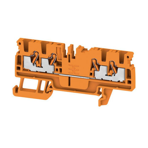 Weidmüller - Durchgangs-Reihenklemme A4C 2.5 OR PUSH IN, 2.5 mm² − 100 Stück