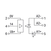 WAGO - Bauelementestecker Solid-State-Relaismodul 2042-7304 DC 24 V