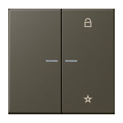 Jung - Bedienelement intelligent eNet Taster Universal 1f. FM LC 1701 241