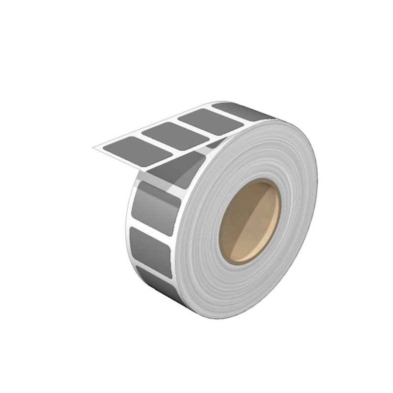Weidmüller - Kennzeichnungsmaterial Gerätemarkierer, Etikett SM 27/18MM GR VPE100 27x18mm grau − 100 Stück