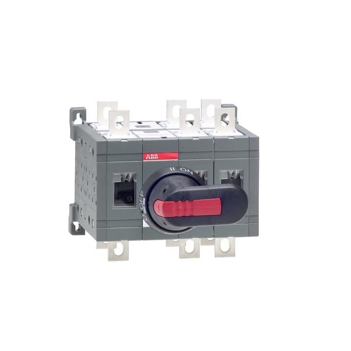 ABB Stotz S&J - Lasttrennschalter Lastumschalter OT250E12CP 0A m. Griff u. Welle