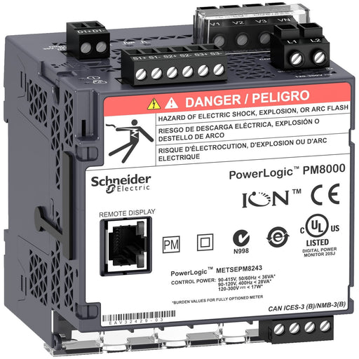 Schneider Electric - Kombimessgerät Universalmessgerät ION METSEPM8143 PowerLogic PM8143
