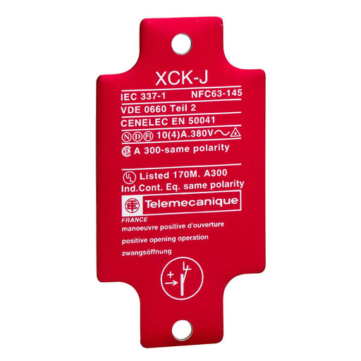 Telemechanique Sensors - Kennzeichnungsmaterial Schild ZCKJ09 Adh., f.XCKJ. Rt