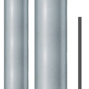 Flexa - Kunststoff-Schutzschlauch Vollkunststoffschlauch K-Schlauch AD45 grau,38x45mm − 25 Meter