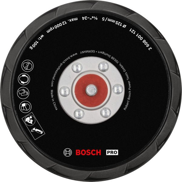 Bosch - Systemzubehör für Schleifen/Polieren (Akku/elektrisch/Druckluft) PRO Polierteller, 125 2608001121 mm, GPX 12V-125
