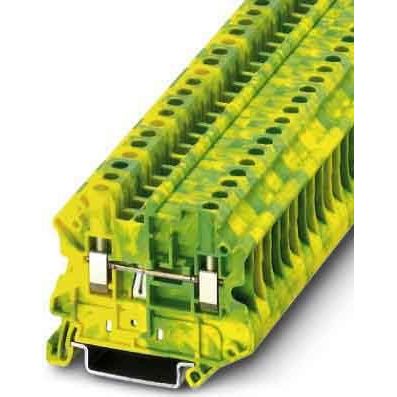 Phoenix Contact - Schutzleiter-Reihenklemme Universalklemme UT 4-MTD-PE 0,14-6qmm gn-ge − 50 Stück