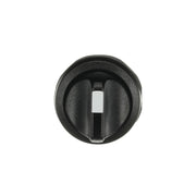 ABB Stotz S&J - Frontelement für Wahlschalter M3SS3-10B schwarz, 3 Stell