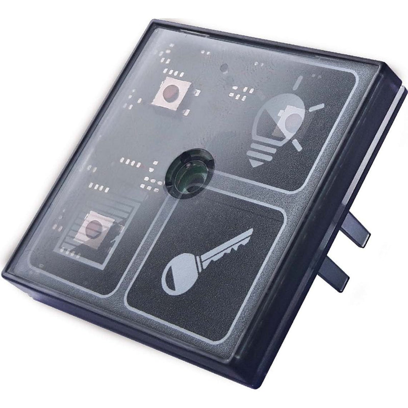 Issendorff - Bussystem-Tastsensor Mechanischer Taster 4-fach LCN - MT4W m.Beleuchtung/LED