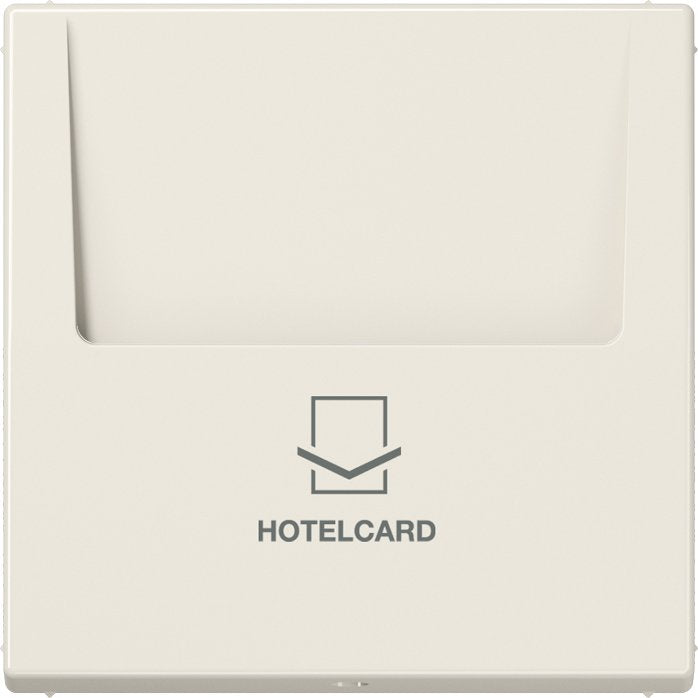 Jung - Abdeckung/Bedienelement für Installationsschalterprogramme Hotelcard-Schalter ws LS 590 CARD ohne Taster-Einsatz
