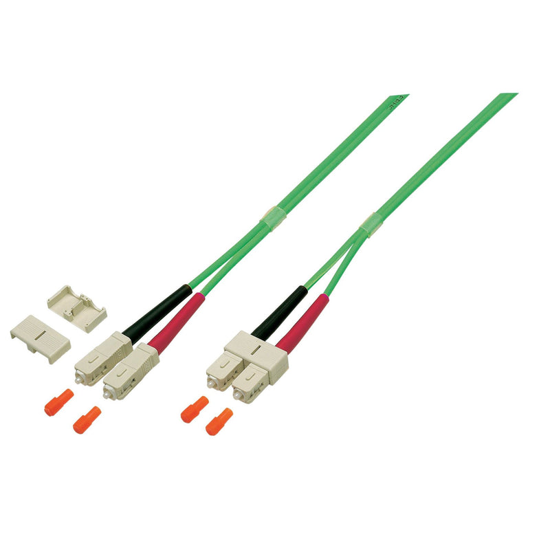 EFB-Elektronik - Patchkabel LWL Duplex Jumper SC-SC O0318.3OM5 OM5 3m limegreen