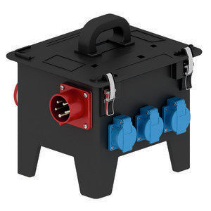 Bals Elektrotech - CEE-Steckdosen-Kombination (IEC 60309) Vollgummi-Verteiler 526