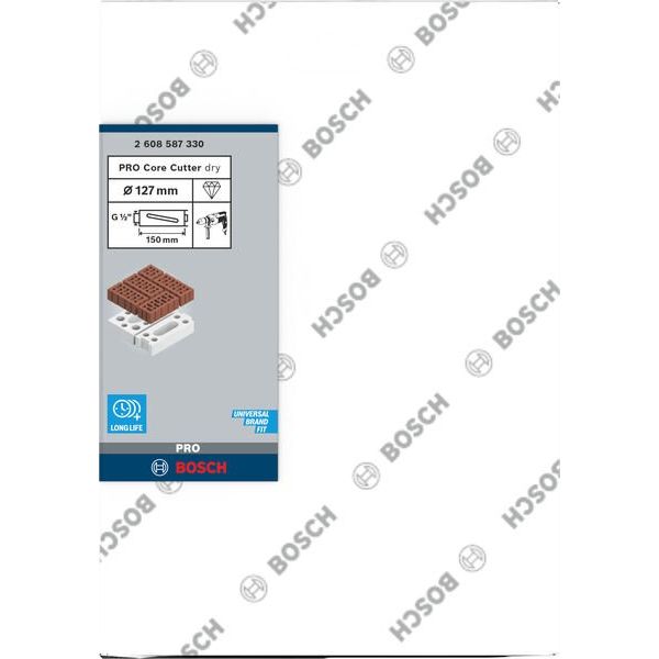Bosch - Bohrkrone PRO Trockenbohrkrone, 127 2608587330 x 150 mm, G 1/2 Zoll