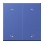 Jung - Abdeckung/Bedienelement für Installationsschalterprogramme Wippe mit Pfeilsymbolen LC 102 P 206 bleu outremer 31
