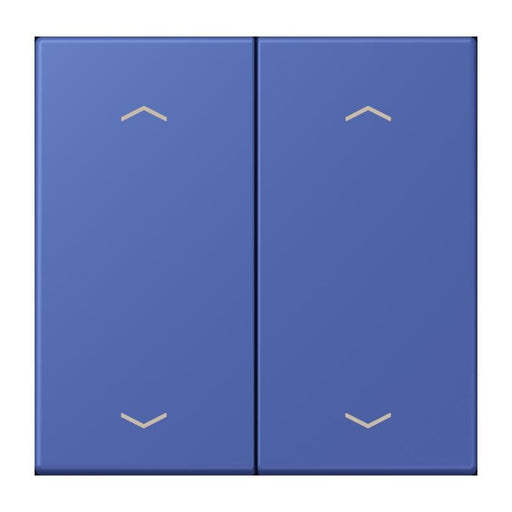 Jung - Abdeckung/Bedienelement für Installationsschalterprogramme Wippe mit Pfeilsymbolen LC 102 P 206 bleu outremer 31