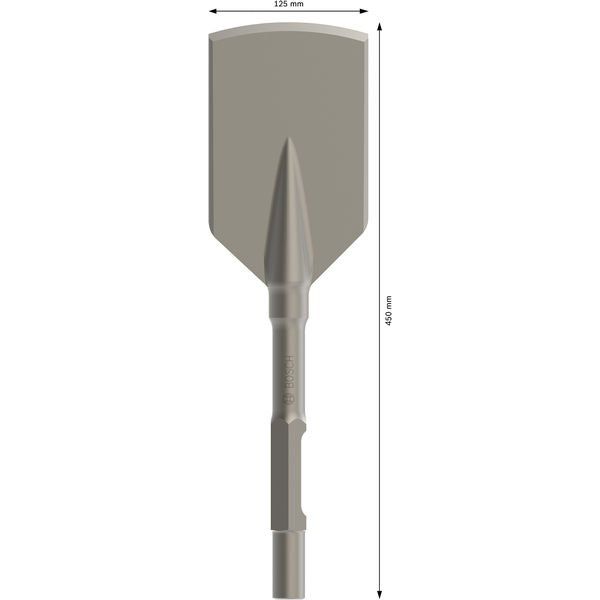 Bosch - Maschinenmeißel PRO HEX 30 2608690114 Asphaltschneider 125