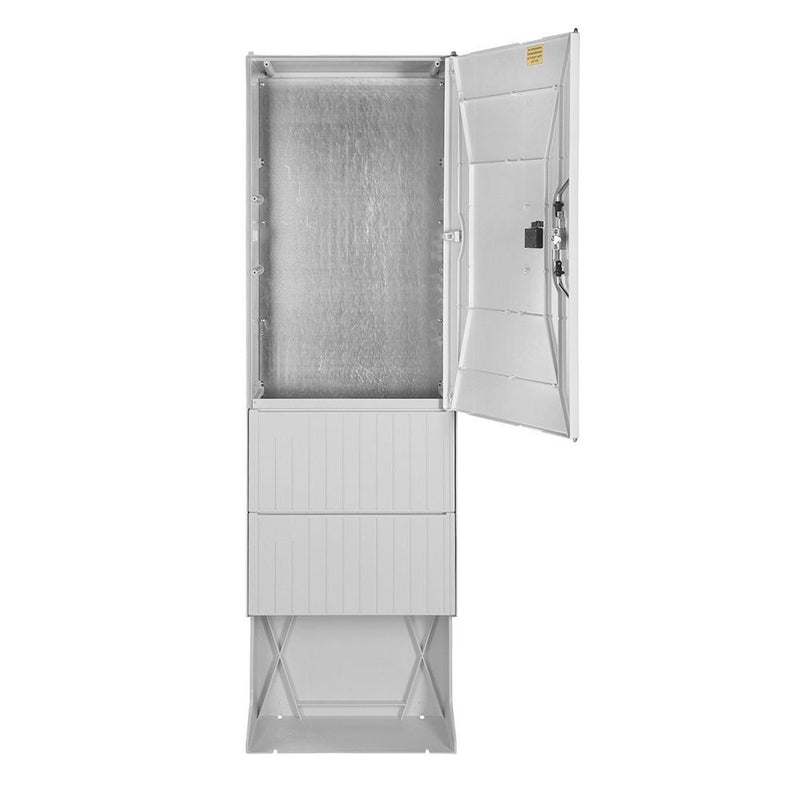 GSAB Elektrotechnik - Gehäuse/Schaltschrank (leer) Verteilersäule mit Sockel 58S2000ST 2010x580x280mm