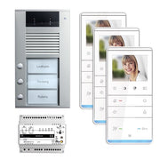 TCS Tür Control - Türsprech-Set Videosprechanlgenset color PVE16030-0010 3 Tasten AP,Freispr