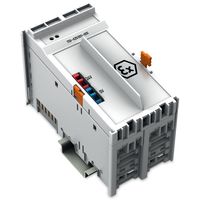 WAGO - Feldbus, Dez. Peripherie - Einspeise- und Segmentmodul Potentialeinspeisung 750-625/000-001 24VDC 1.0A POWER