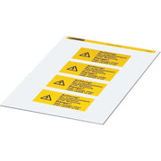Phoenix Contact - Warn-/Hinweisschild Warnschild PML-W301 (105X52) − 5 Stück
